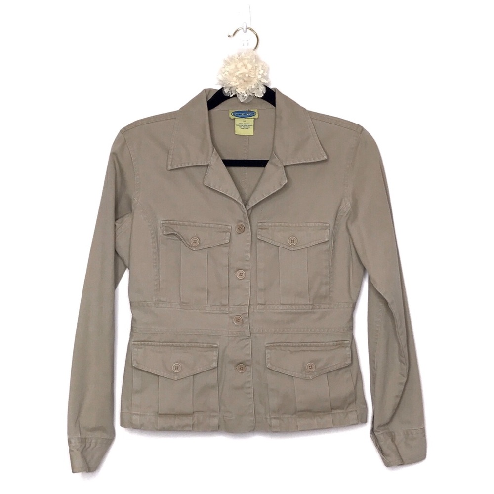 Overdrive-Khaki Utility Jacket-GUC-Sz Med.